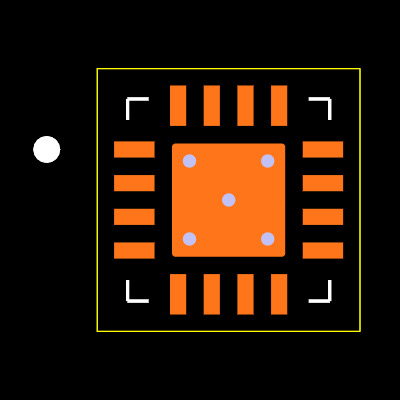 TPS62153RGTT Footprint