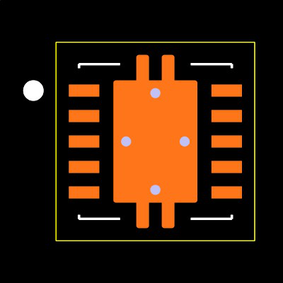 TPS62301DRCR Footprint
