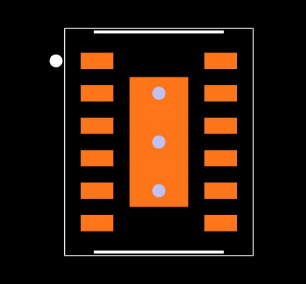 TPS62742DSSR Footprint