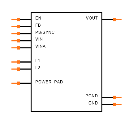 TPS63000DRCT Symbol