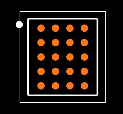 TPS63010YFFT Footprint