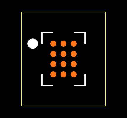 TPS63051YFFR Footprint