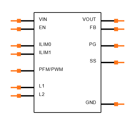 TPS63051YFFR Symbol
