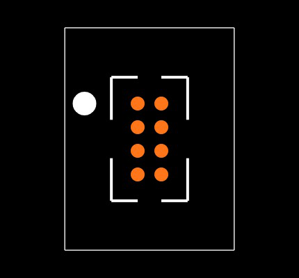 TPS631010YBGR Footprint