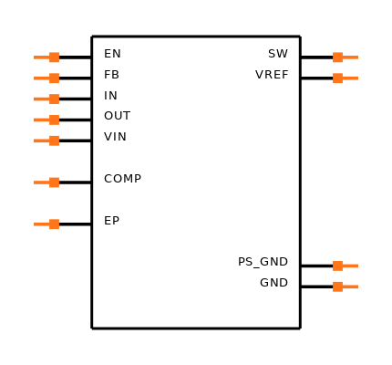 TPS63700DRCTG4 Symbol