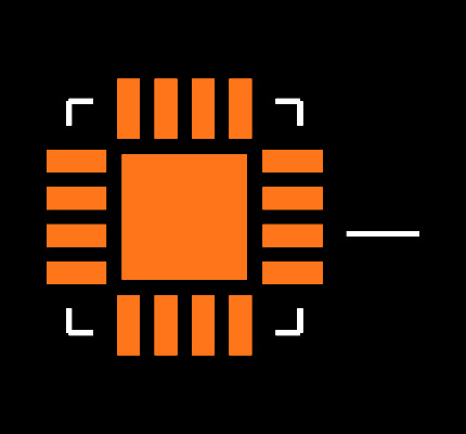 TPS650001RTER Footprint