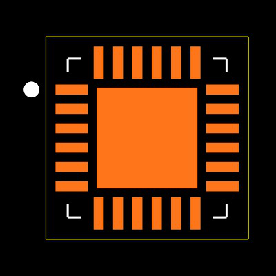 TPS65105RGER Footprint
