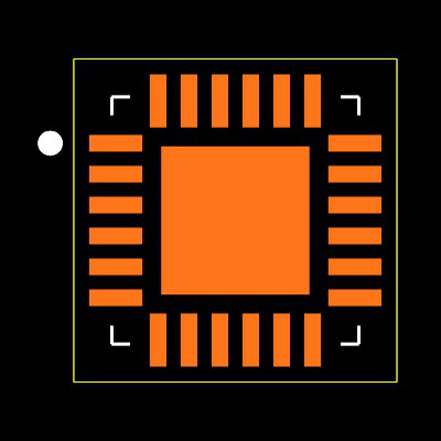 TPS65105RGERG4 Footprint