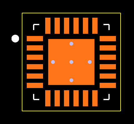 TPS65130RGER Footprint