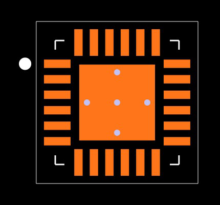 TPS65130RGERG4 Footprint