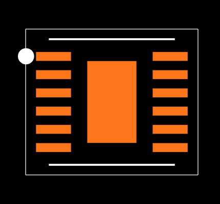 TPS65133DPDR Footprint