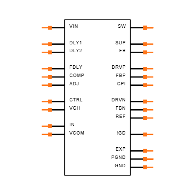 TPS65150PWPG4 Symbol