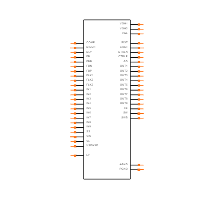 TPS65163RGZR Symbol