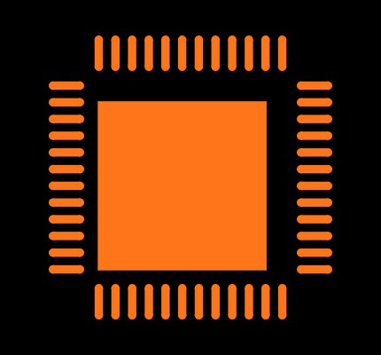 TPS65217CRSLT Footprint