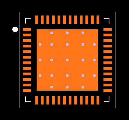 TPS6521855RSLT Footprint