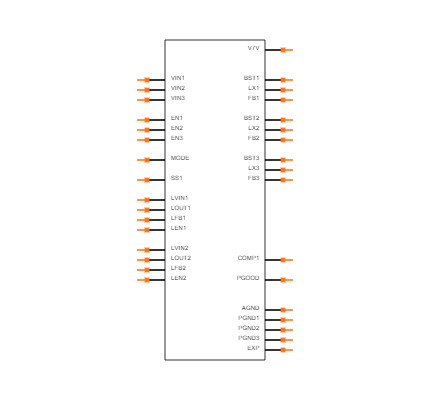 TPS65262-1RHBR Symbol