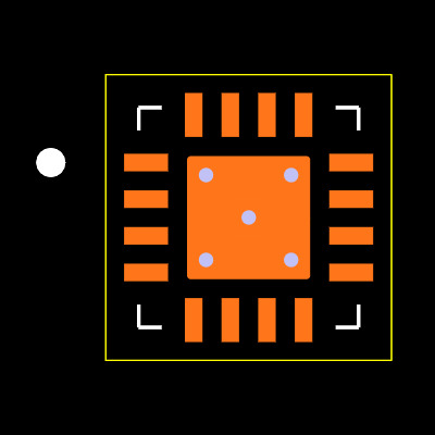 TPS65560RGTT Footprint