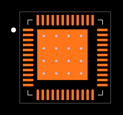 TPS65910A31A1RSLR Footprint