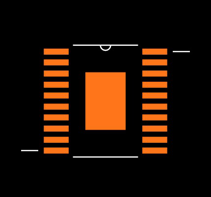 TPS70151PWPRG4 Footprint