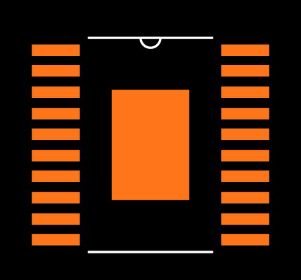 TPS70202PWPG4 Footprint