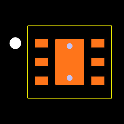 TPS70918QDRVRQ1 Footprint