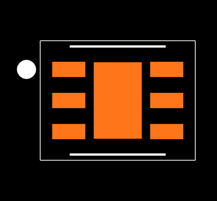 TPS70927QDRVRQ1 Footprint