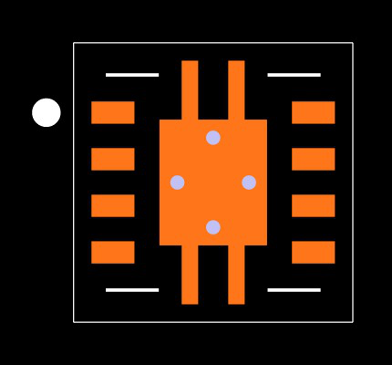 TPS715A01DRBTG4 Footprint