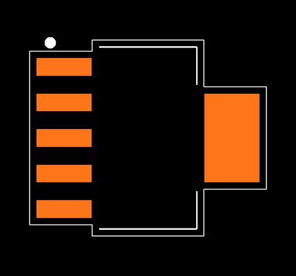 TPS73230DCQR Footprint