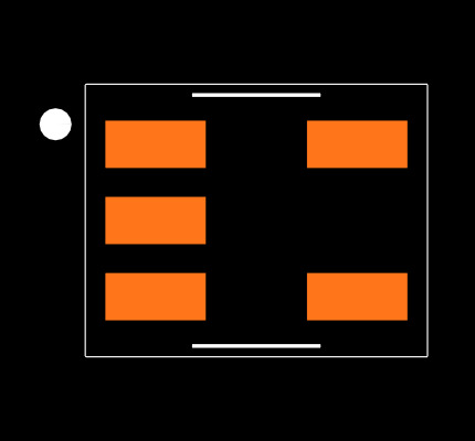 TPS73401DDCT Footprint