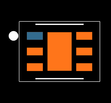 TPS73525DRVR Footprint