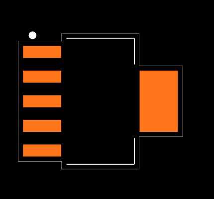 TPS73633DCQ Footprint
