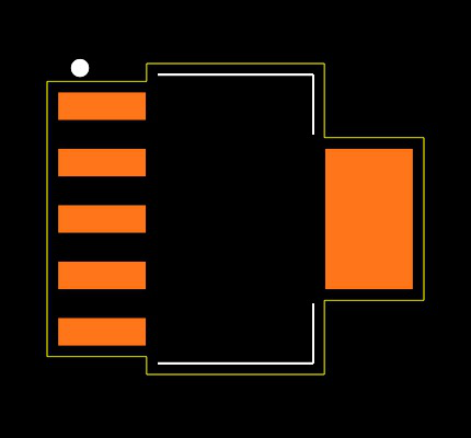 TPS73801MDCQTPSEP Footprint