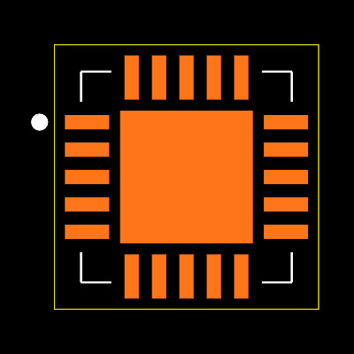 TPS74201RGWR Footprint