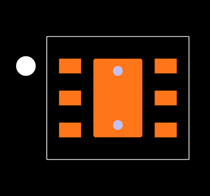 TPS74522PQWDRVRQ1 Footprint