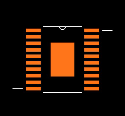 TPS76718QPWPR Footprint
