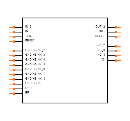 TPS76718QPWPR Symbol