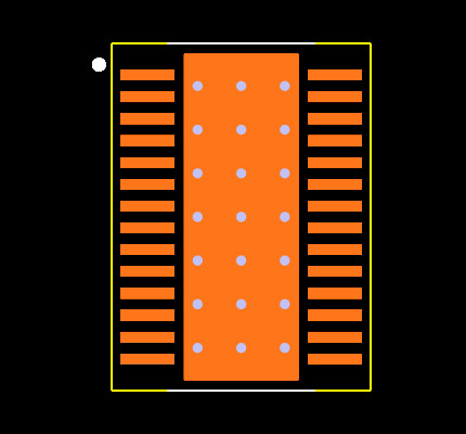 TPS767D301PWPR Footprint