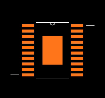 TPS76850QPWPR Footprint