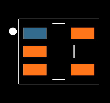 TPS76918QDBVRQ1 Footprint