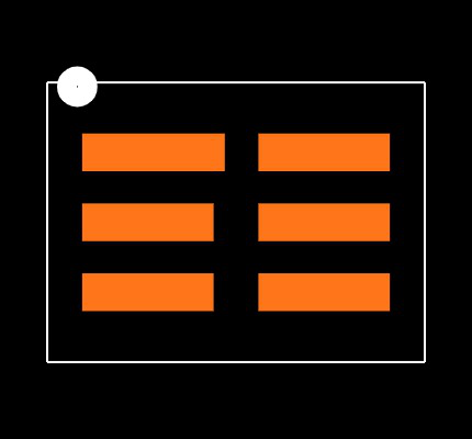 TPS78236DRVR Footprint