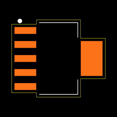 TPS79428DCQR Footprint