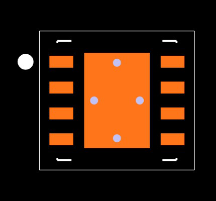 TPS79501DRBT Footprint