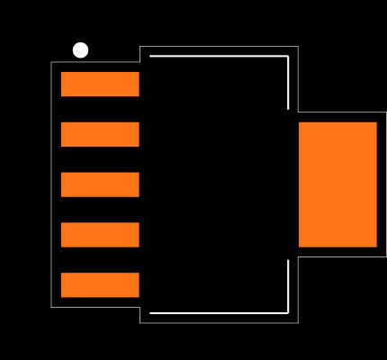 TPS79533DCQ Footprint