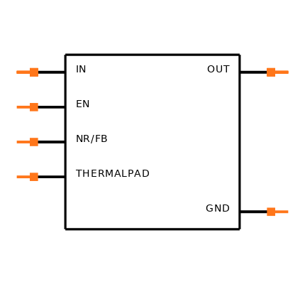 TPS79650DRBTG4 Symbol