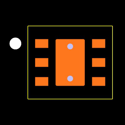 TPS799285DRVR Footprint