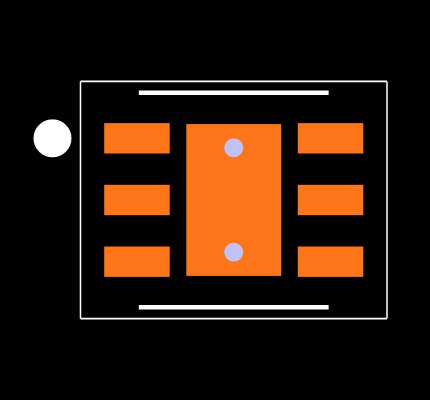 TPS79928DRVT Footprint