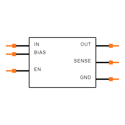 TPS7A1308PYCKR Symbol