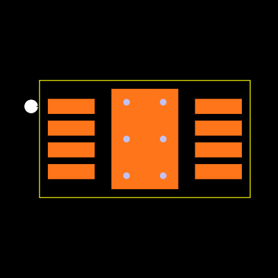 TPS7A1601AQDGNRQ1 Footprint
