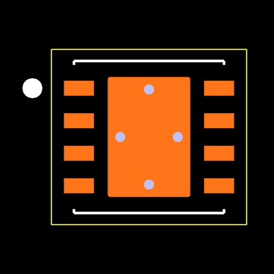 TPS7A1633DRBR Footprint