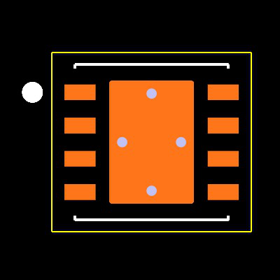 TPS7A1901DRBT Footprint
